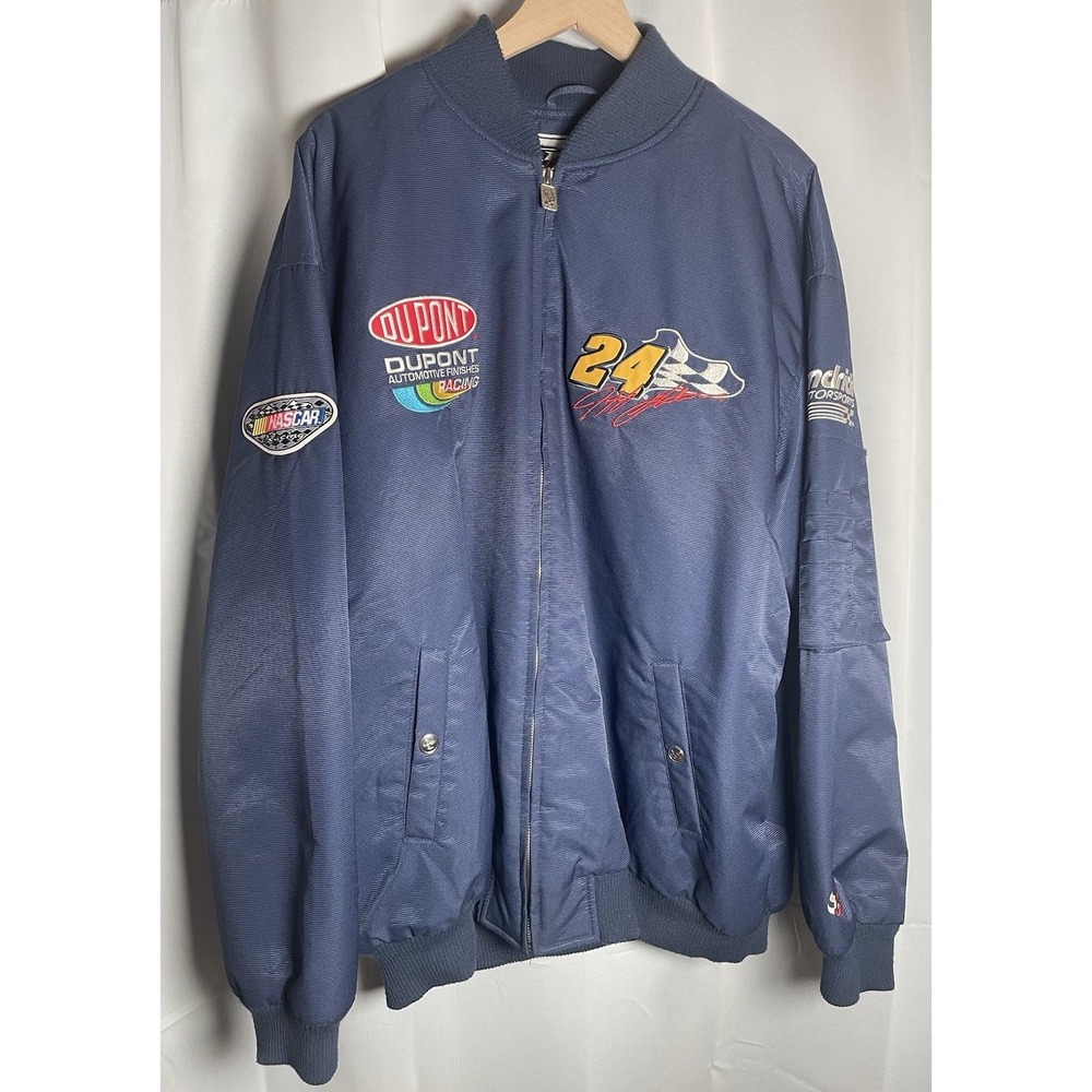 Chase Authentic Men's Jeff Gordon DuPont 24 Nascar Racing Jacket‎ Sz XL